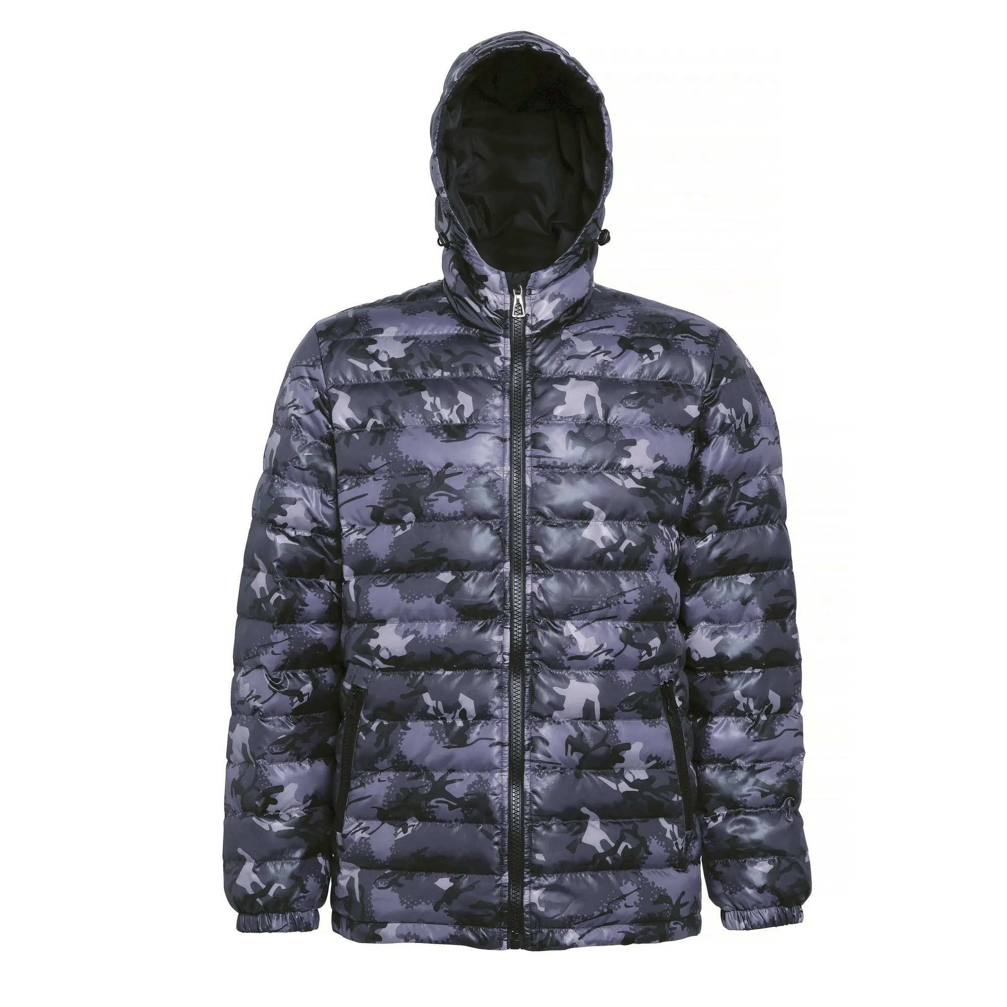 2786 Mens Hooded Water & Wind Resistant Padded Jacket