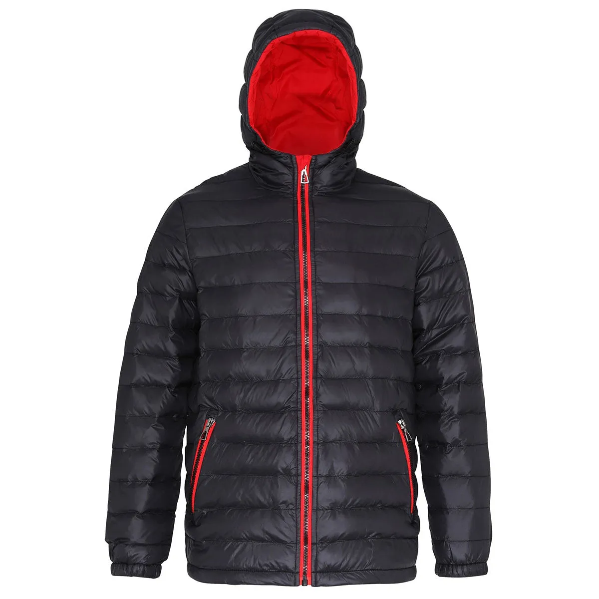 2786 Mens Hooded Water & Wind Resistant Padded Jacket