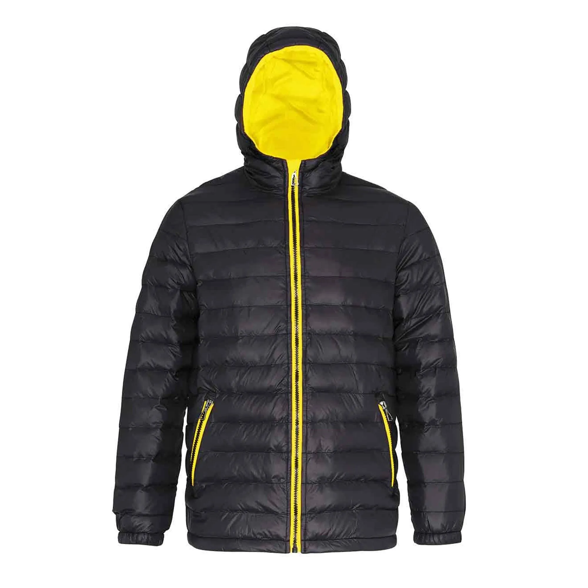 2786 Mens Hooded Water & Wind Resistant Padded Jacket