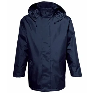 2786 Mens Plain Parka Jacket (Water & Wind Resistant)