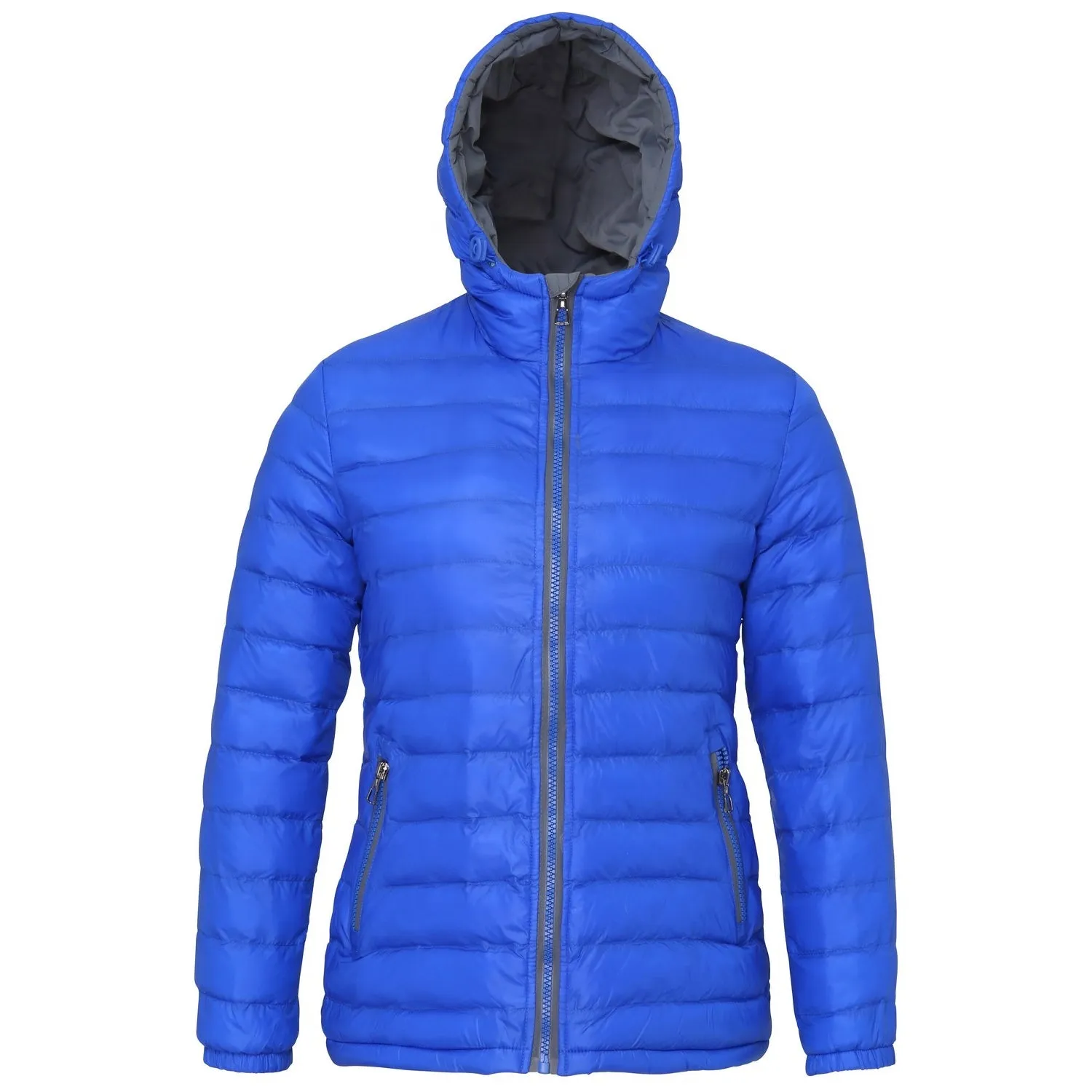 2786 Womens/Ladies Hooded Water & Wind Resistant Padded Jacket