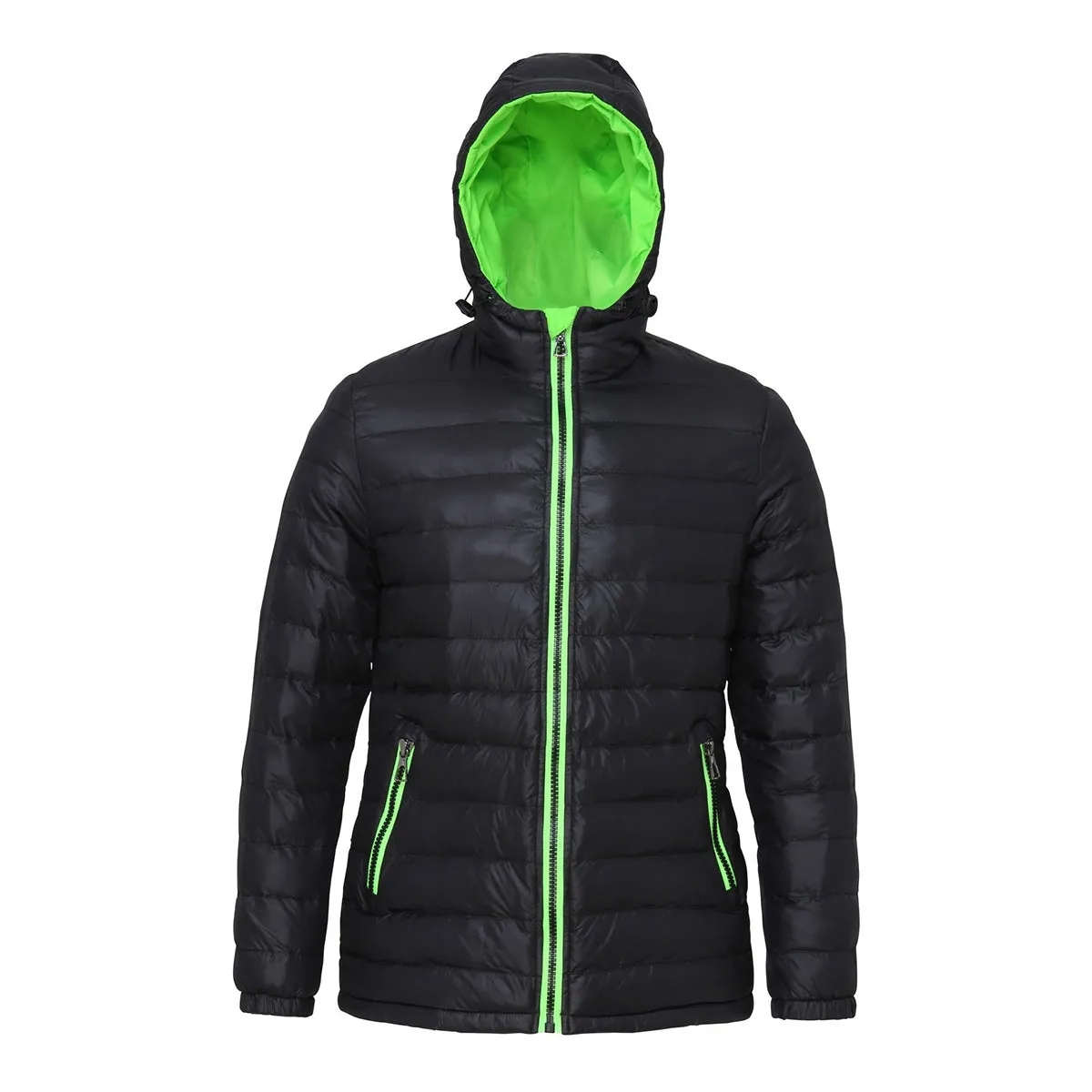 2786 Womens/Ladies Hooded Water & Wind Resistant Padded Jacket