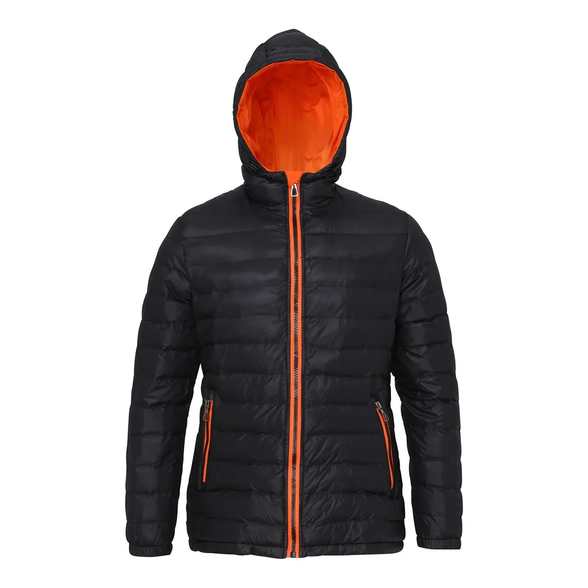 2786 Womens/Ladies Hooded Water & Wind Resistant Padded Jacket