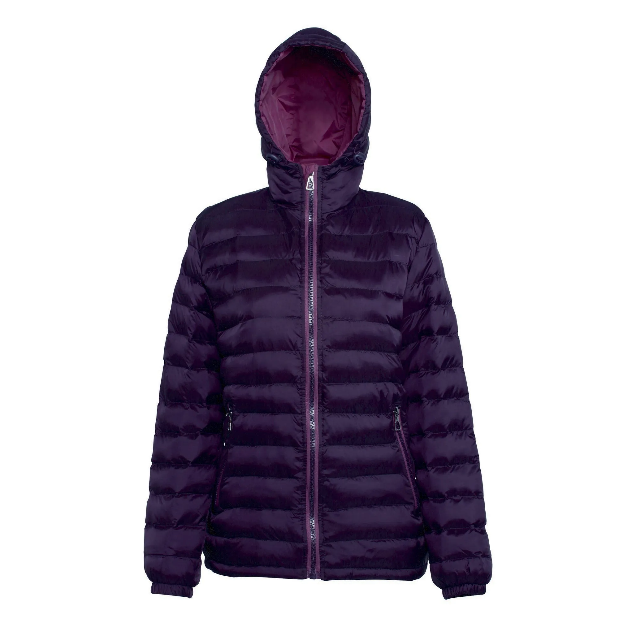 2786 Womens/Ladies Hooded Water & Wind Resistant Padded Jacket