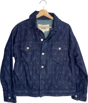 4th & Reckless Blue Wide Oversized Denim Jacket Size 10