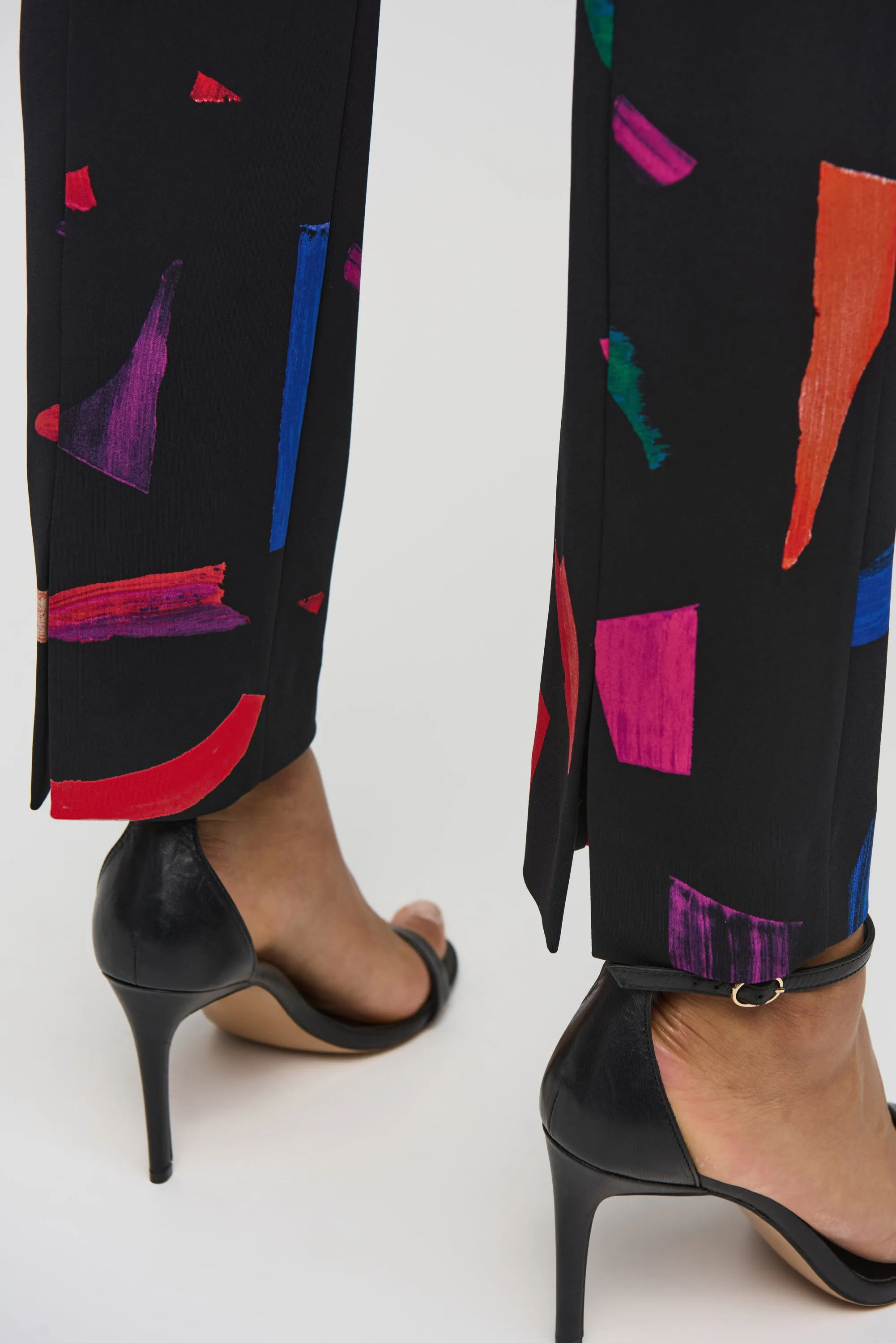 ABSTRACT PRINT STRAIGHT PANT