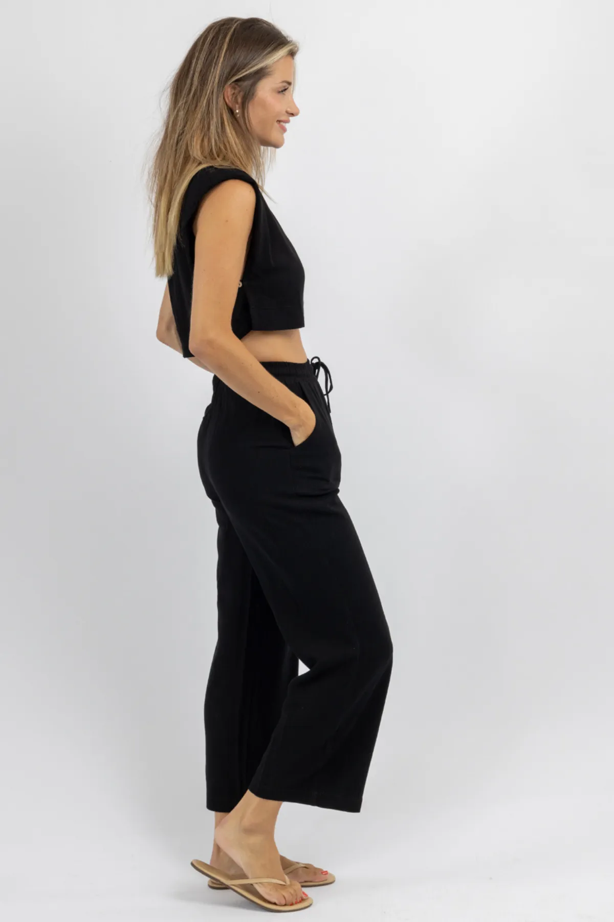 ACT NEUTRAL BLACK PANT SET