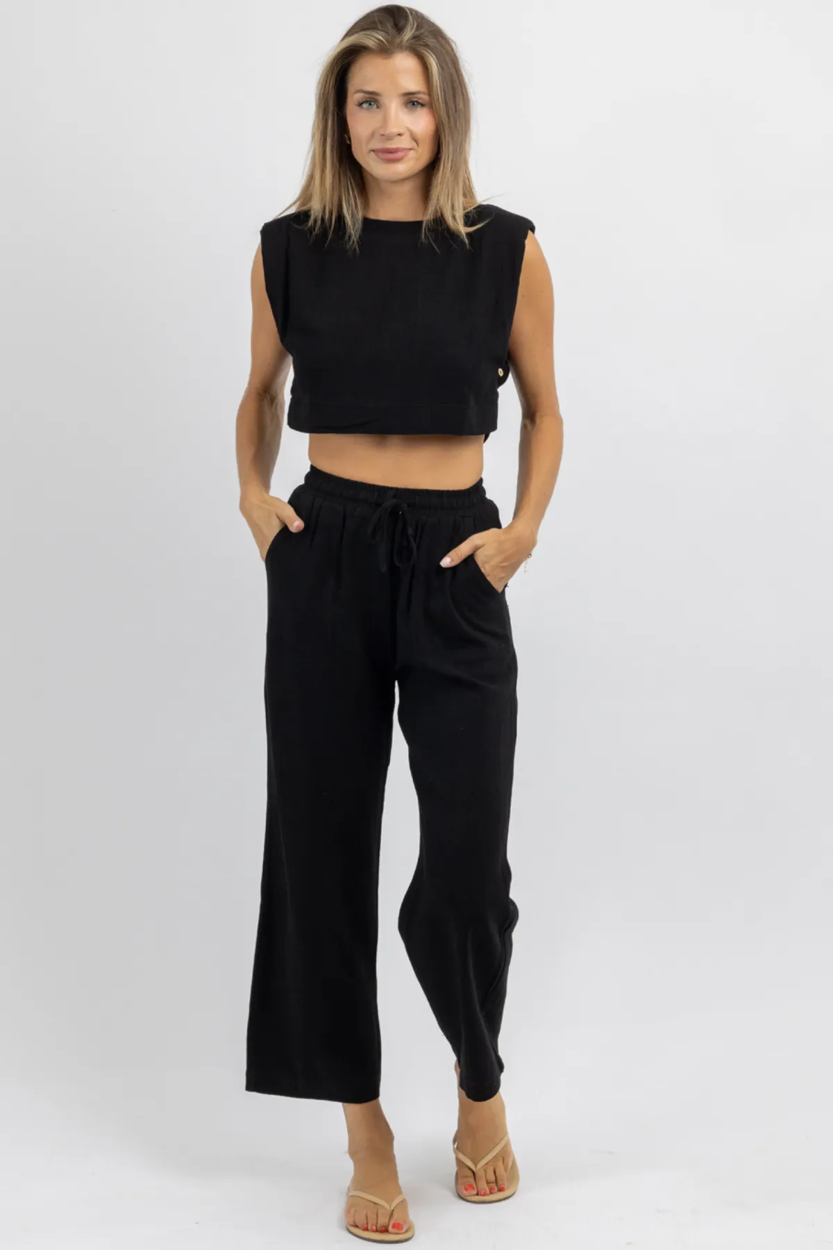 ACT NEUTRAL BLACK PANT SET