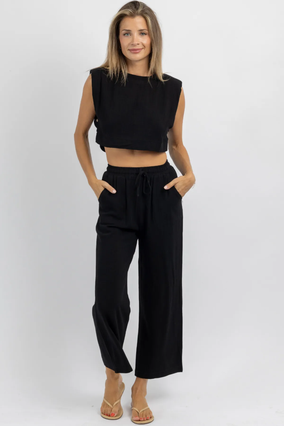 ACT NEUTRAL BLACK PANT SET