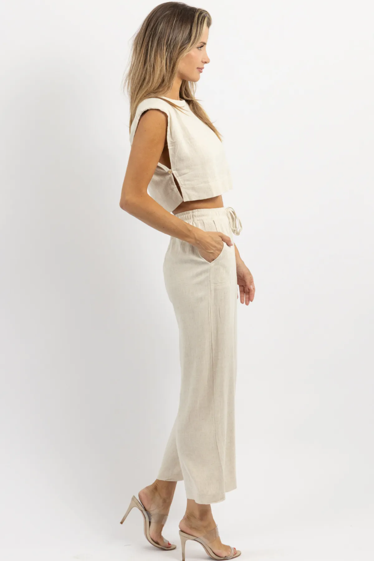 ACT NEUTRAL OAT PANT SET *BACK IN STOCK*