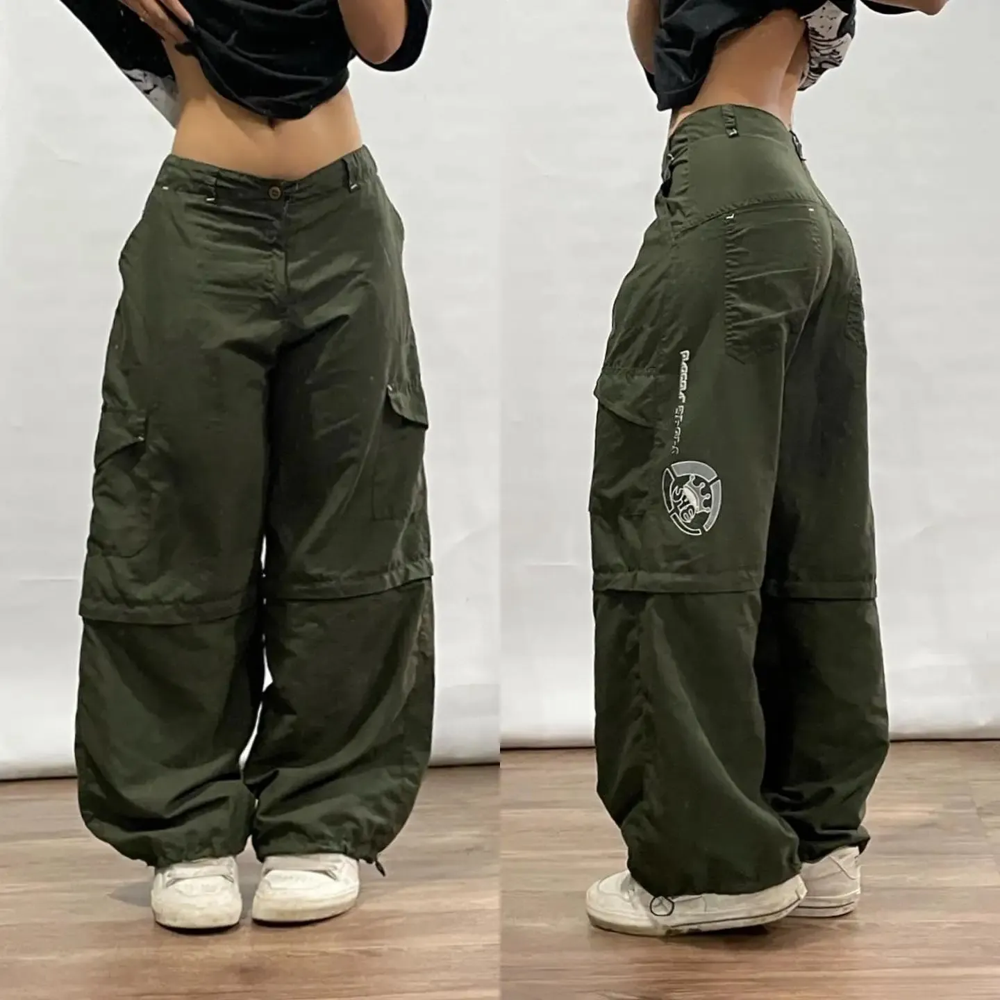 Advbridge Korean Fashion Baggy Jeans Y2K Hip Hop Punk Big Pocket Classic Death Print Vintage High Waist Denim Pants Baggy Jeans Women Hot