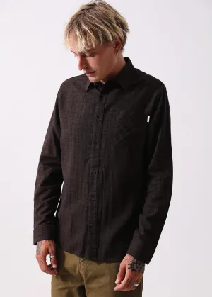 Afends Mens Drogstore - Long Sleeve Shirt