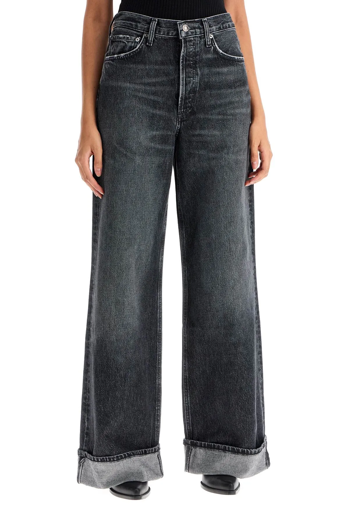 Agolde Dame Wide Leg Jeans