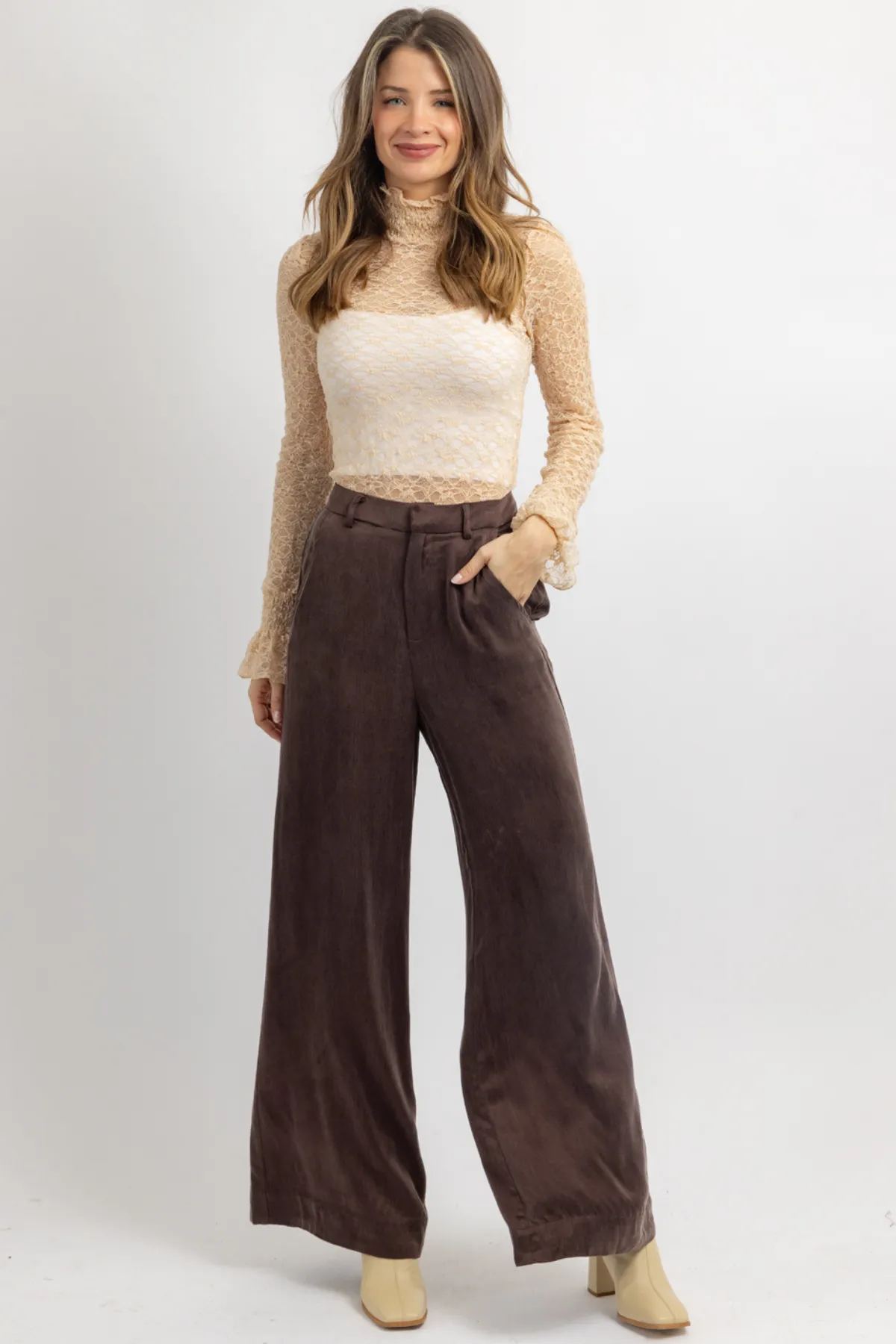 ALEXI ASH BROWN PANTS