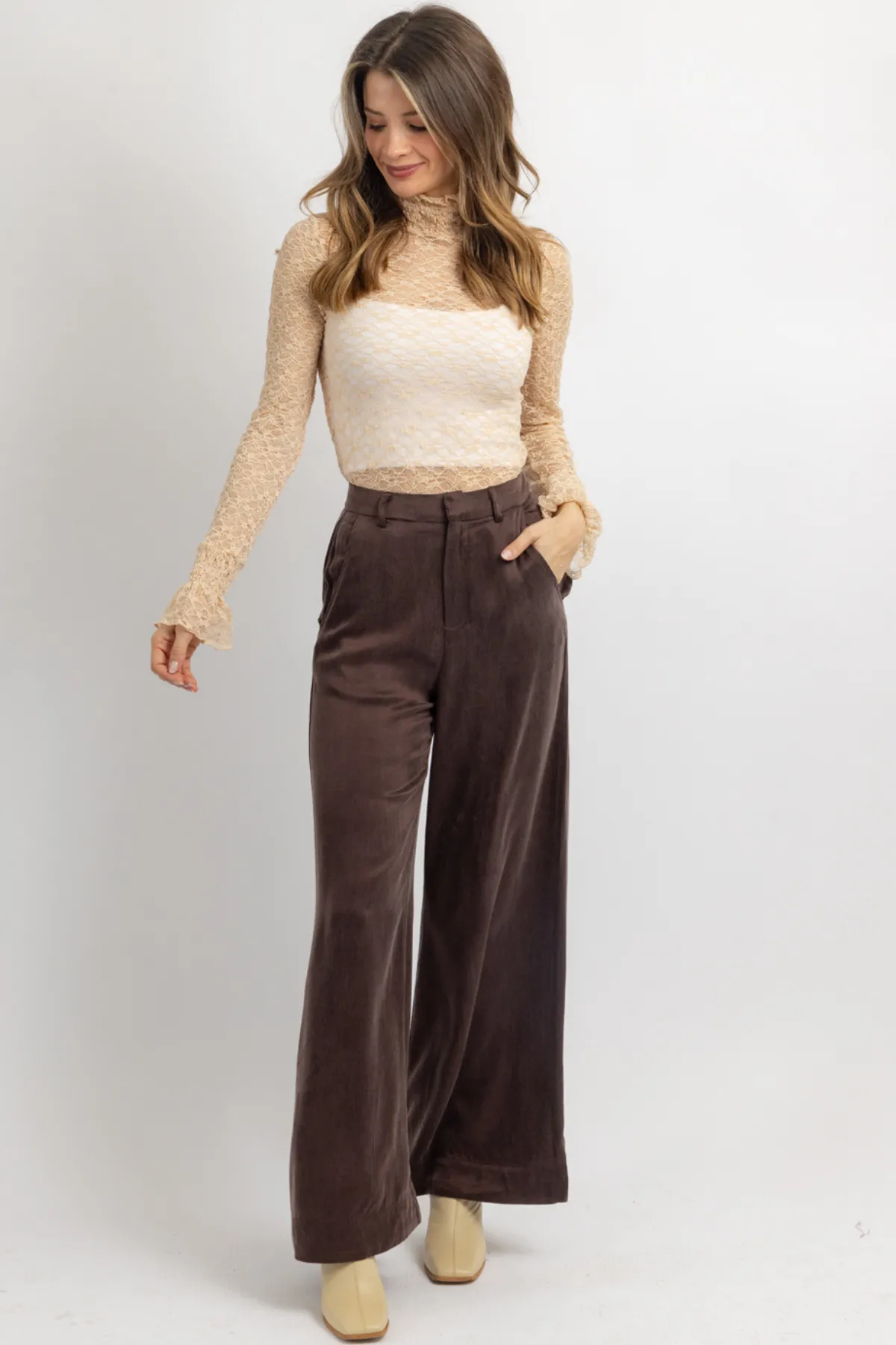 ALEXI ASH BROWN PANTS