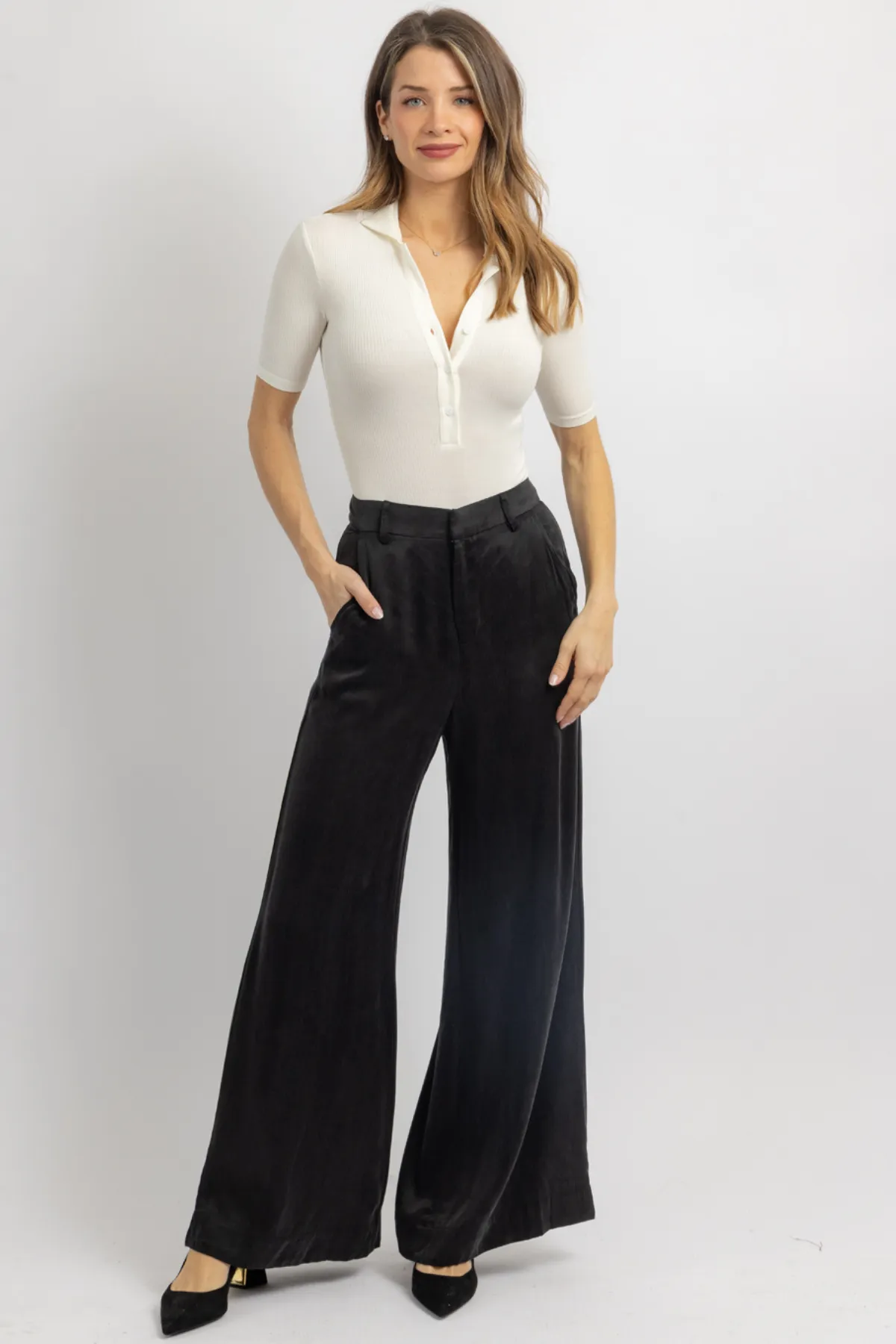 ALEXI MIDNIGHT BLACK PANTS