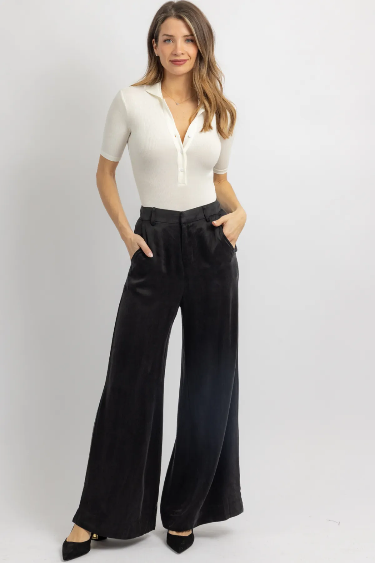 ALEXI MIDNIGHT BLACK PANTS