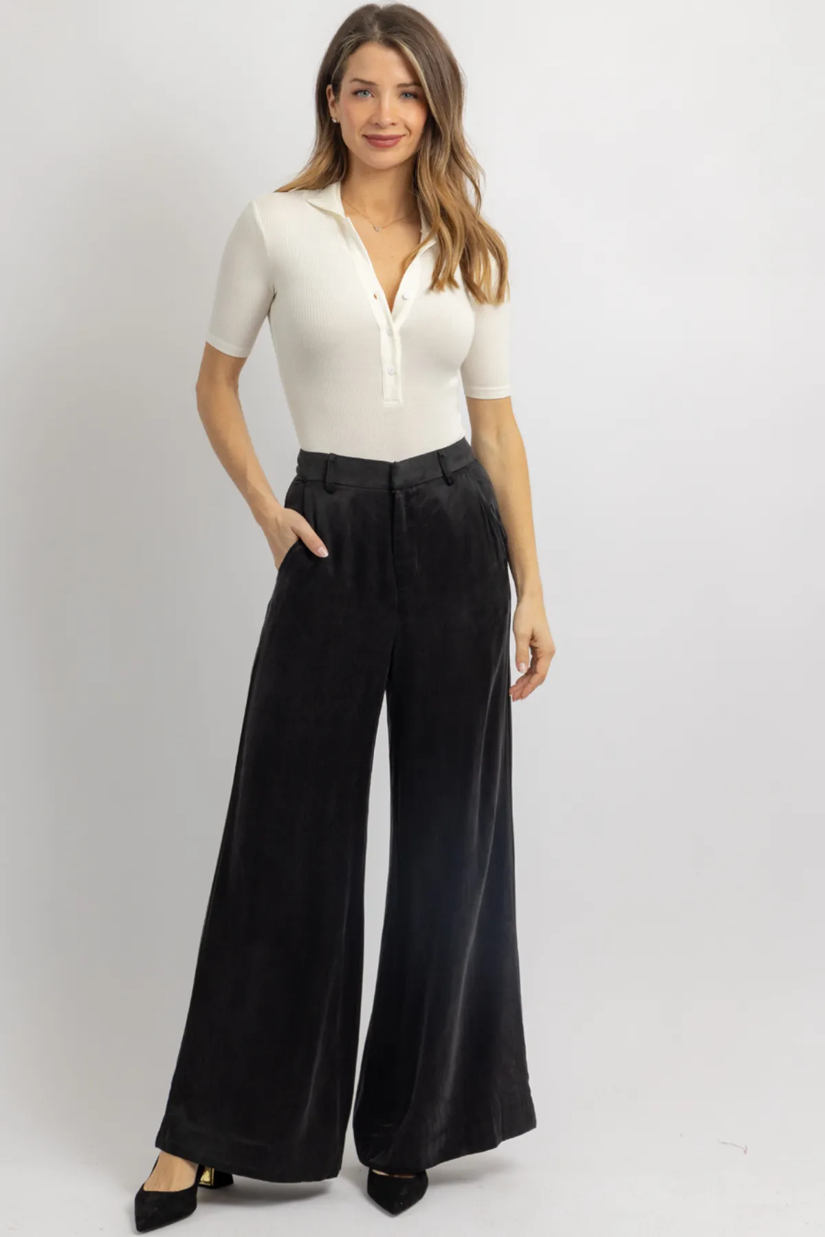 ALEXI MIDNIGHT BLACK PANTS