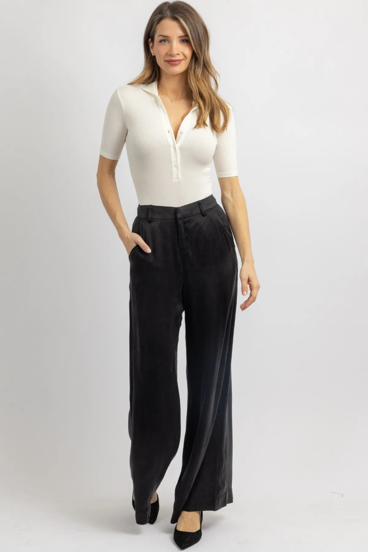 ALEXI MIDNIGHT BLACK PANTS