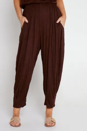 Alisha Pants - Chocolate