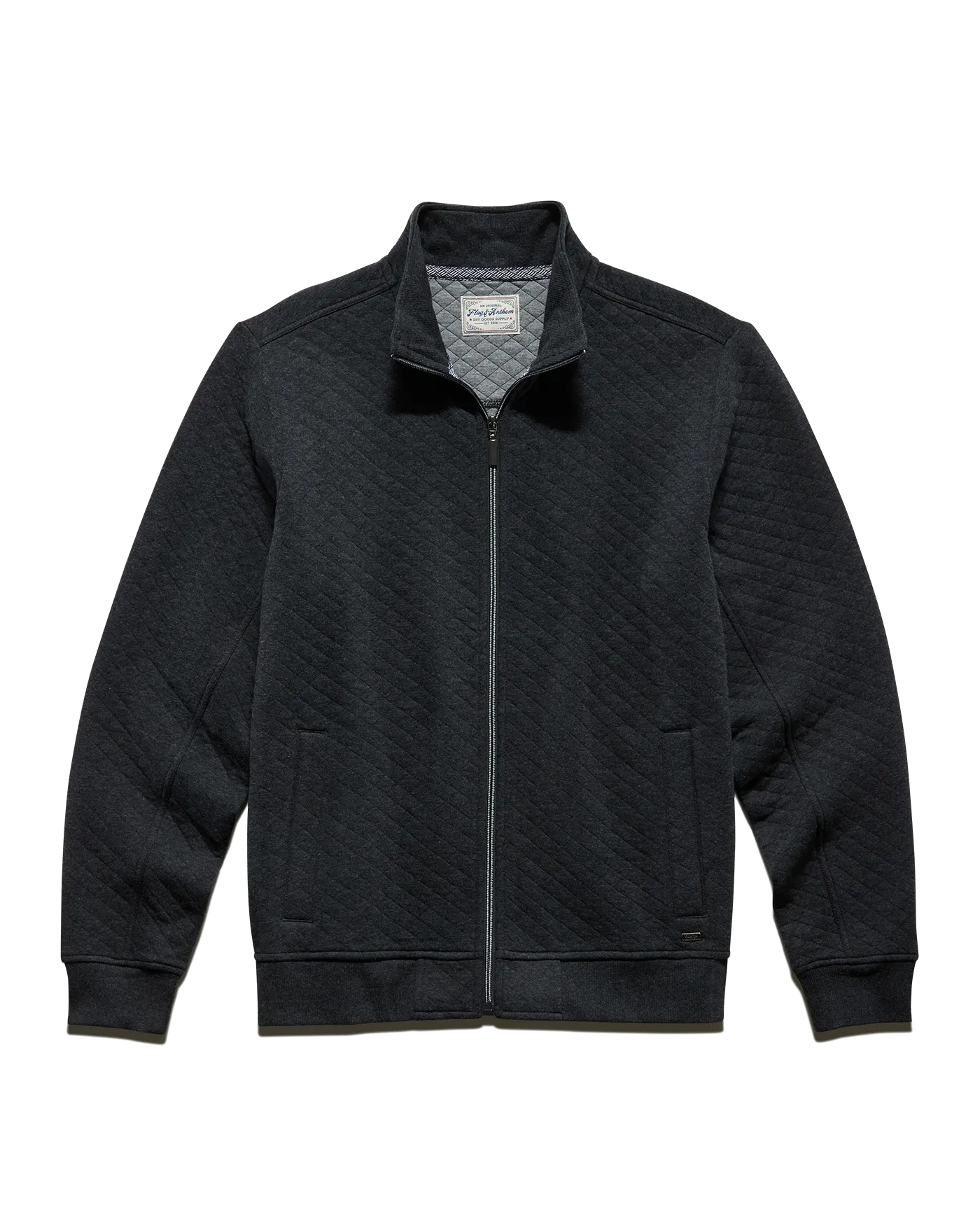 ALLOWAY QUILTED FULL-ZIP MOCK NECK JACKET