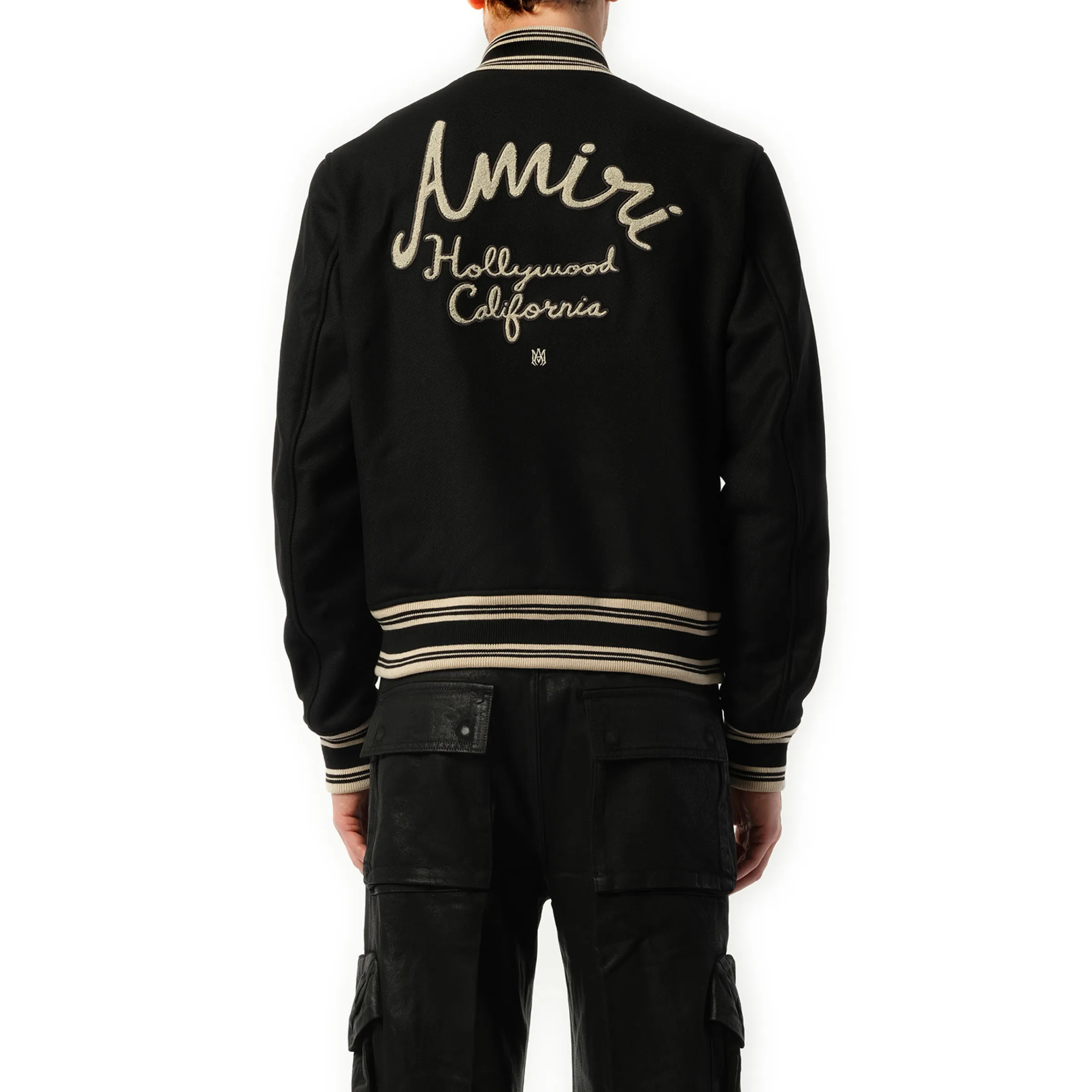 Amiri Hollywood Bomber Jacket in Black