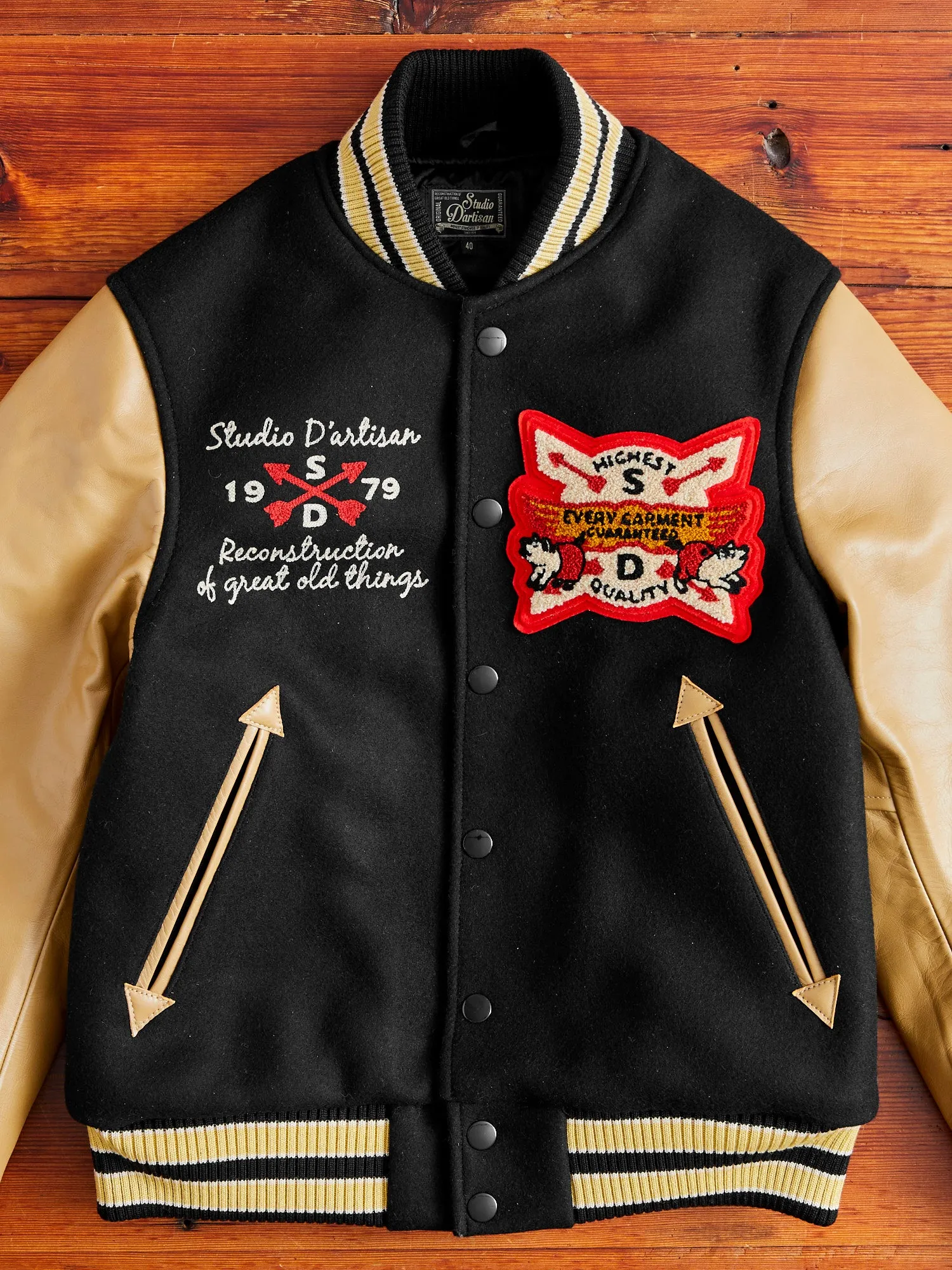 Anniversary Stadium Jacket in Black