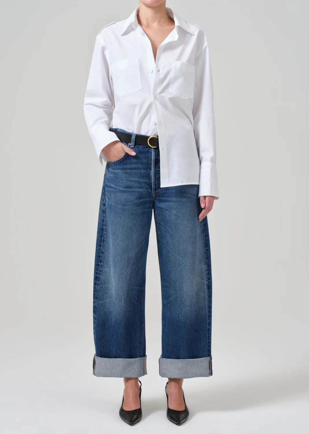 Ayla Baggy Jeans in Claremont