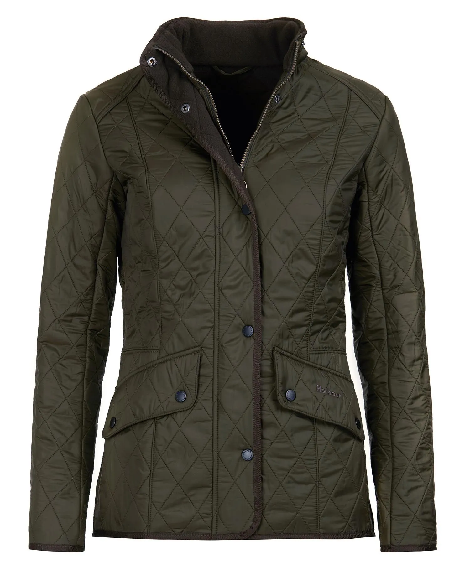 Barbour Cavalry Polarquilt Jacket Dark Olive