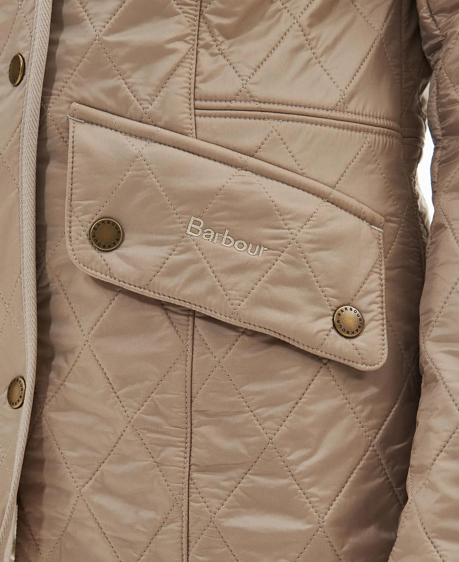 Barbour Cavalry Polarquilt Jacket - Light Fawn