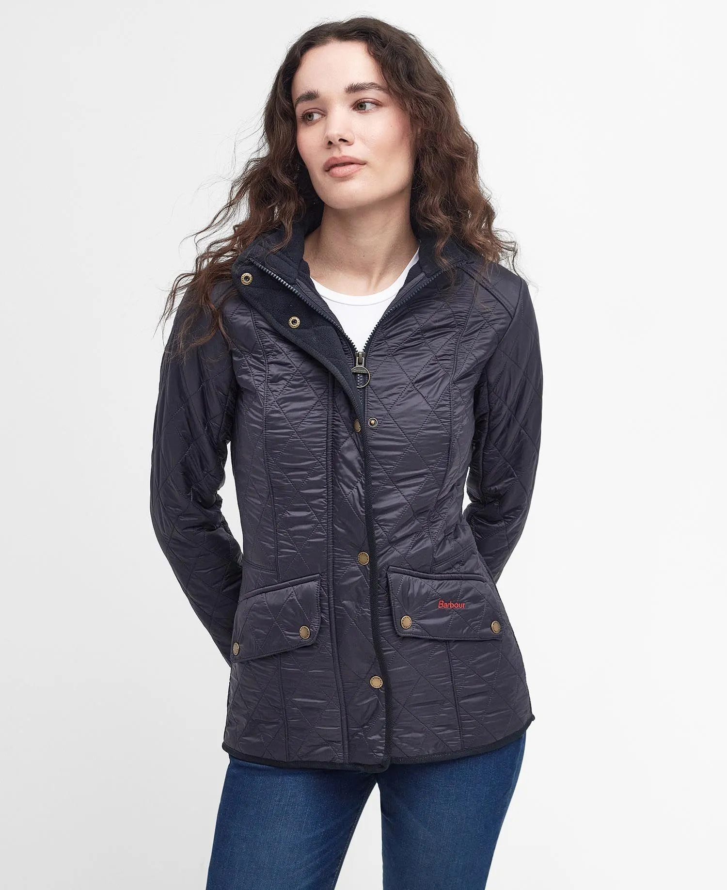 Barbour Cavalry Polarquilt Jacket Navy