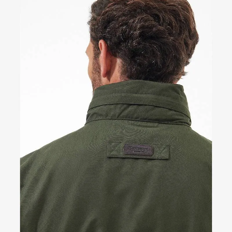 Barbour Malcolm Mens Waterproof Jacket - Dark Olive