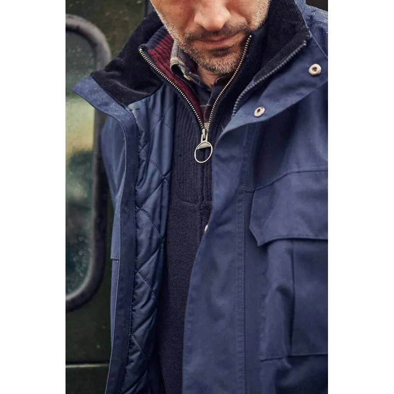 Barbour Malcolm Mens Waterproof Jacket - Navy