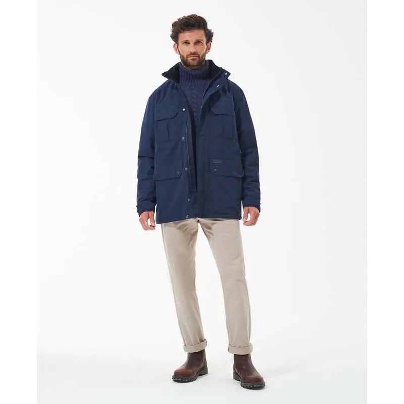 Barbour Malcolm Mens Waterproof Jacket - Navy