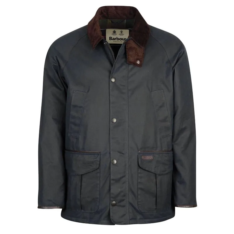 Barbour Stratford 8oz Mens Wax Jacket - Navy