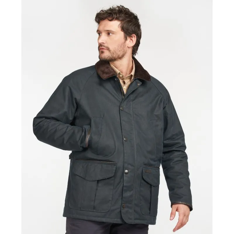 Barbour Stratford 8oz Mens Wax Jacket - Navy