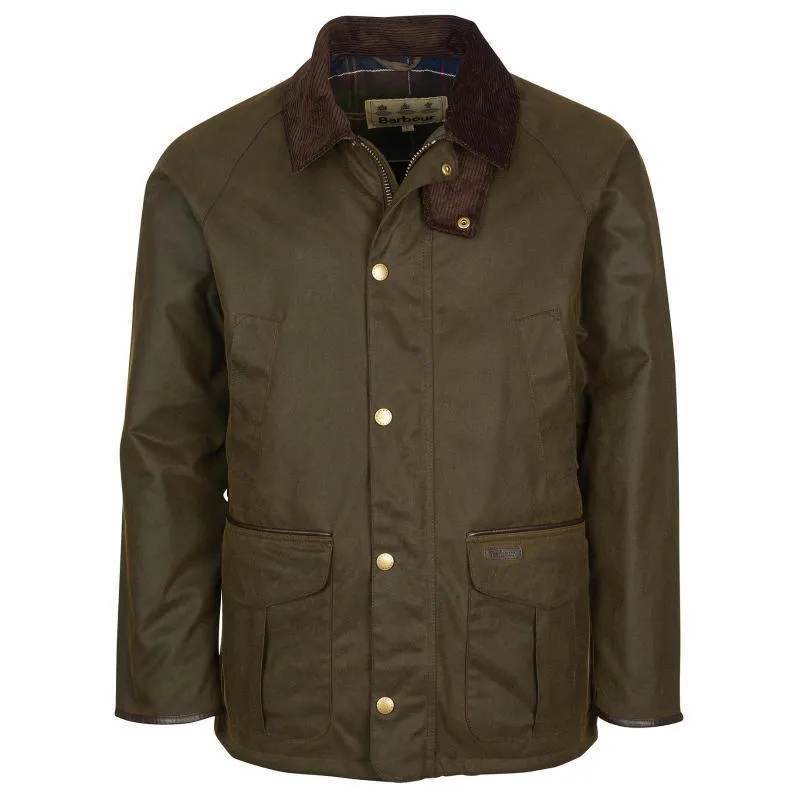 Barbour Stratford 8oz Mens Wax Jacket - Olive