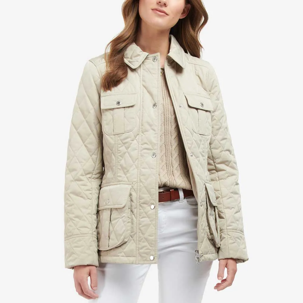 Barbour Women’s Belted Defense Quilted Jacket