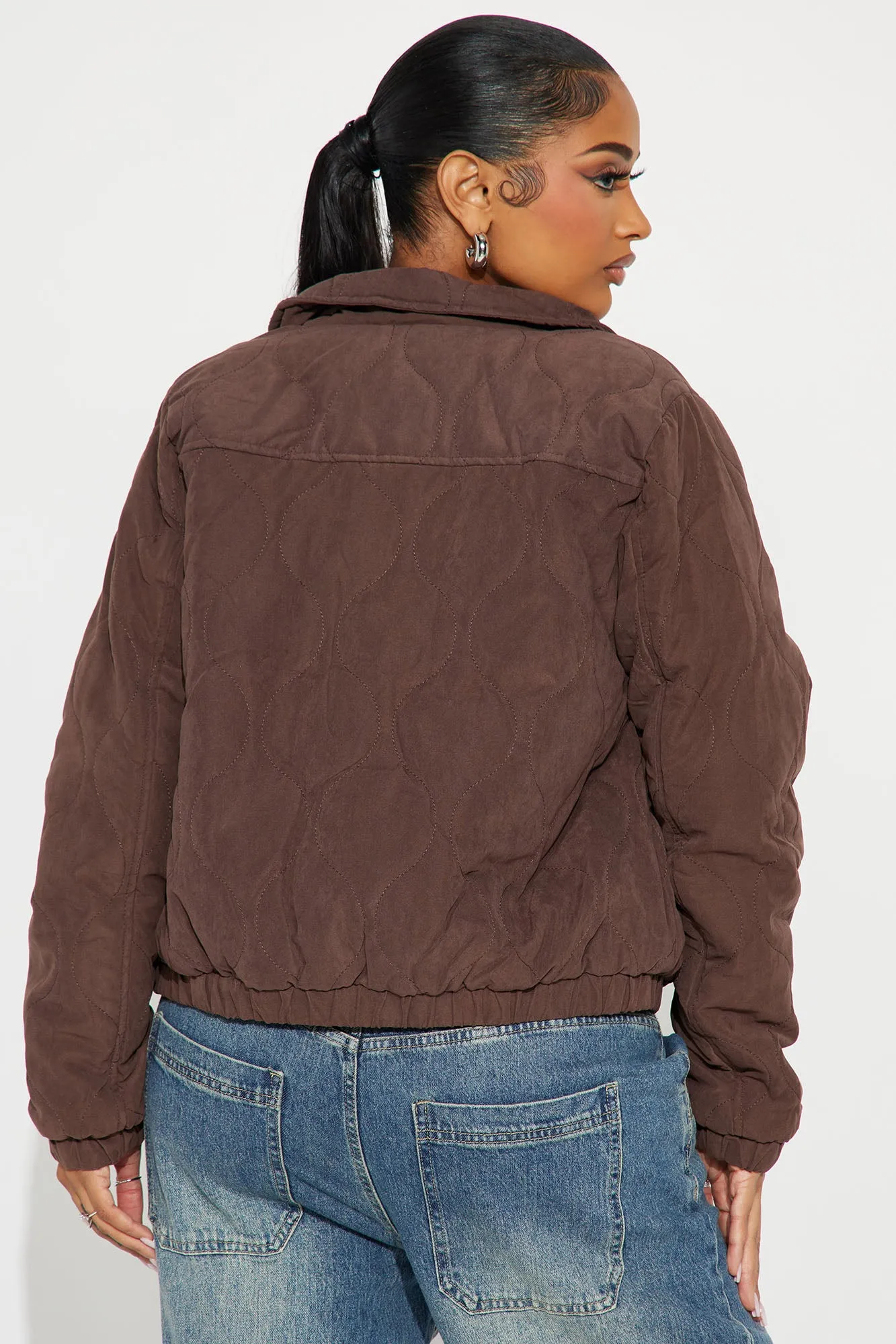 Beatrice Quilted Jacket - Brown