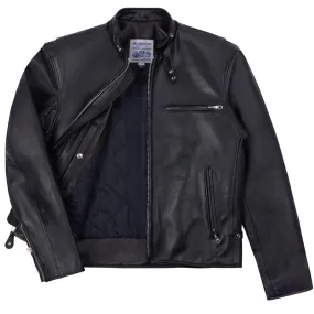 BECK® 732 Northeaster Flying Togs Black Genuine Horsehide Motorcycle Jacket