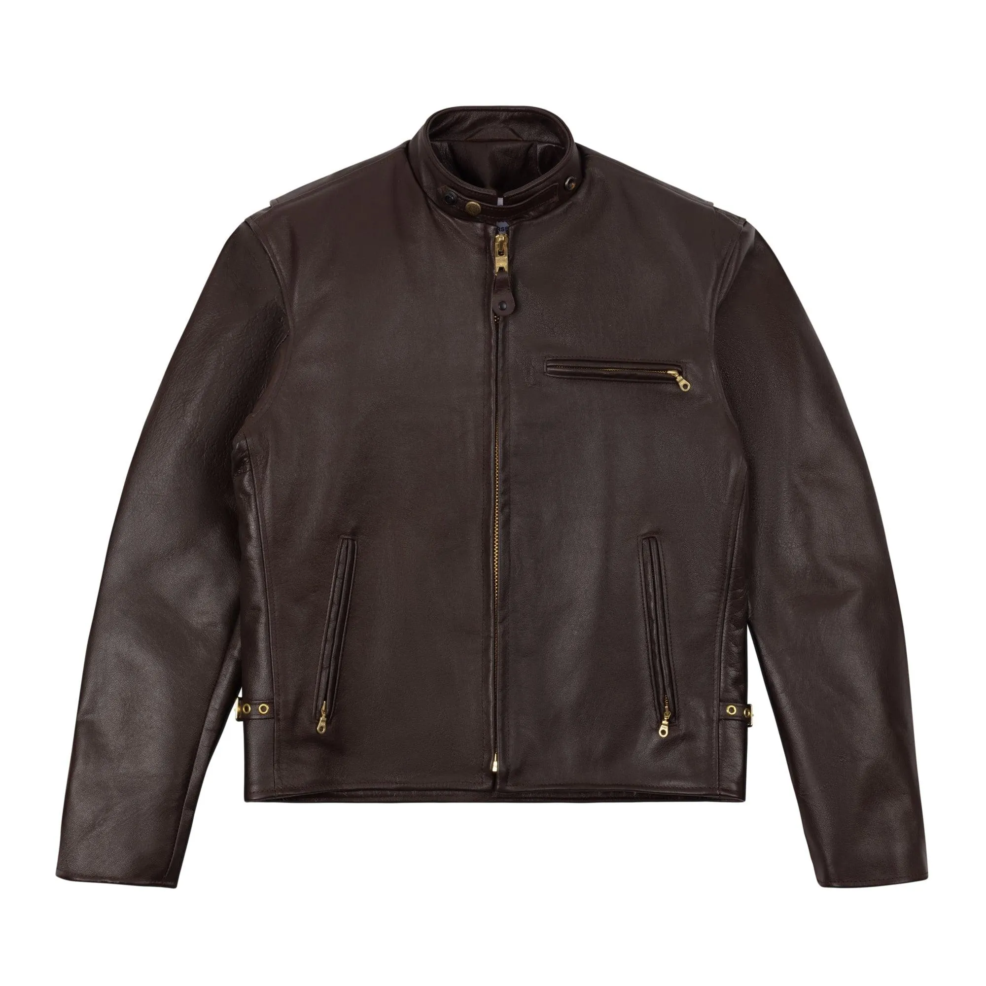 BECK® 732 Northeaster Flying Togs Brown Horsehide Motorcycle Jacket