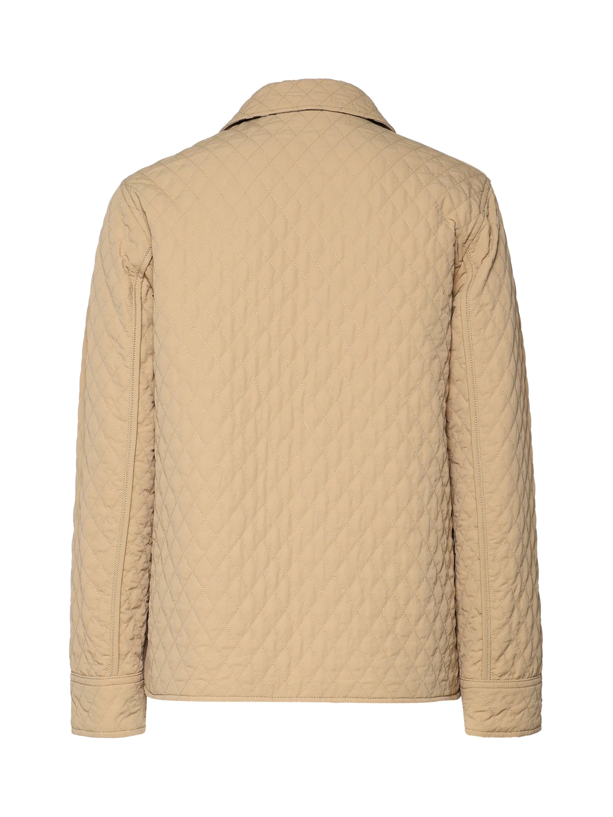 Beige Reversible Quilted Jacket