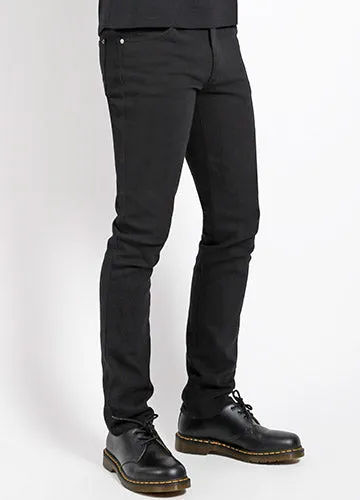 Black Stretch Denim "Trash" Jeans by Tripp NYC