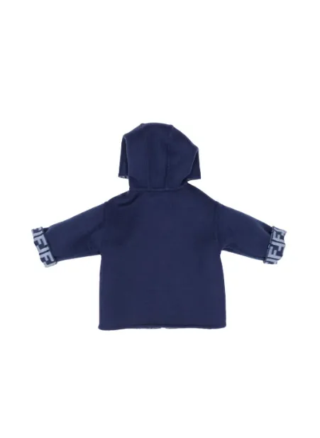 Blue Baby Jacket with Logo Lining