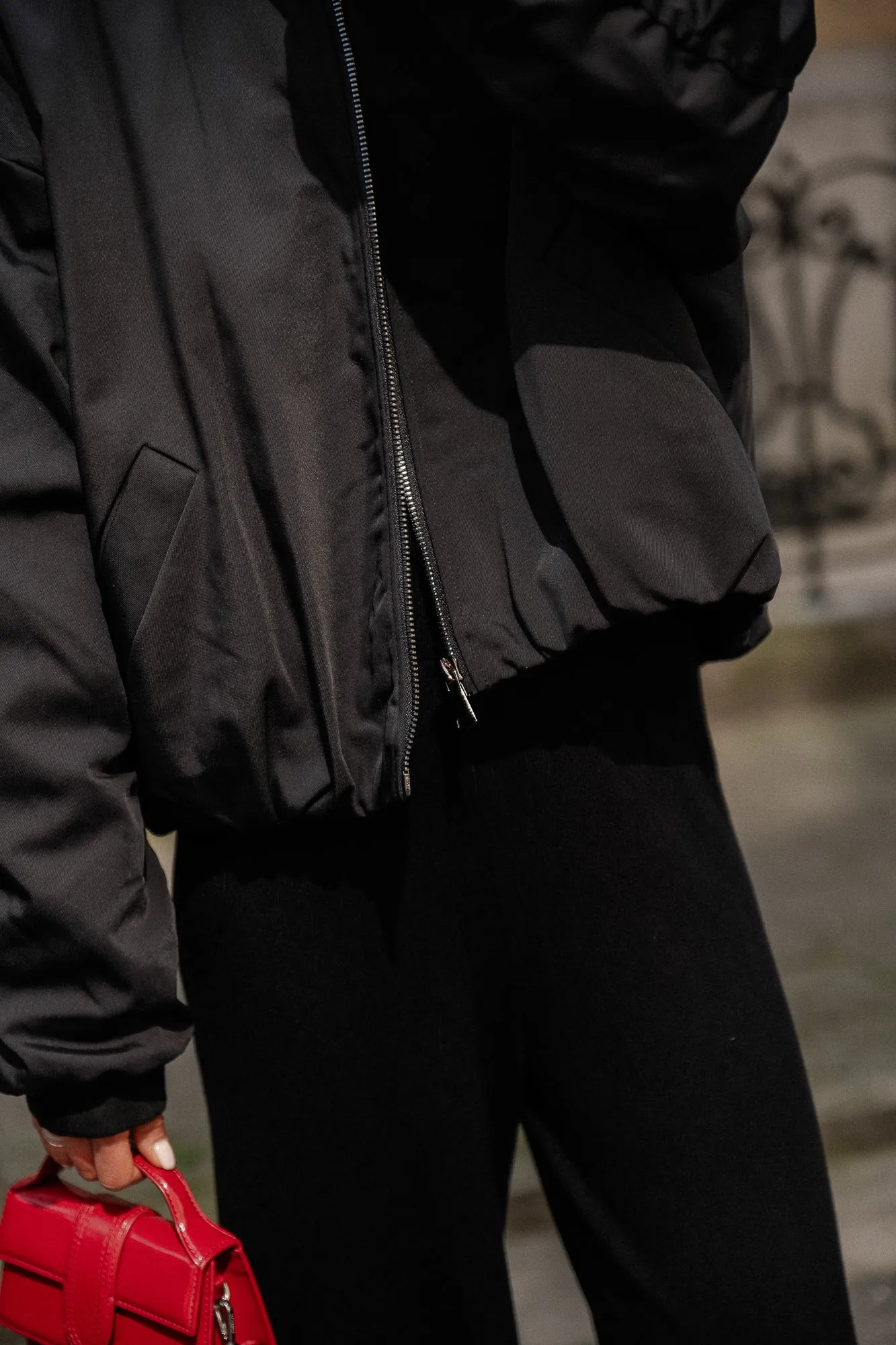 Brooke bomber jacket black