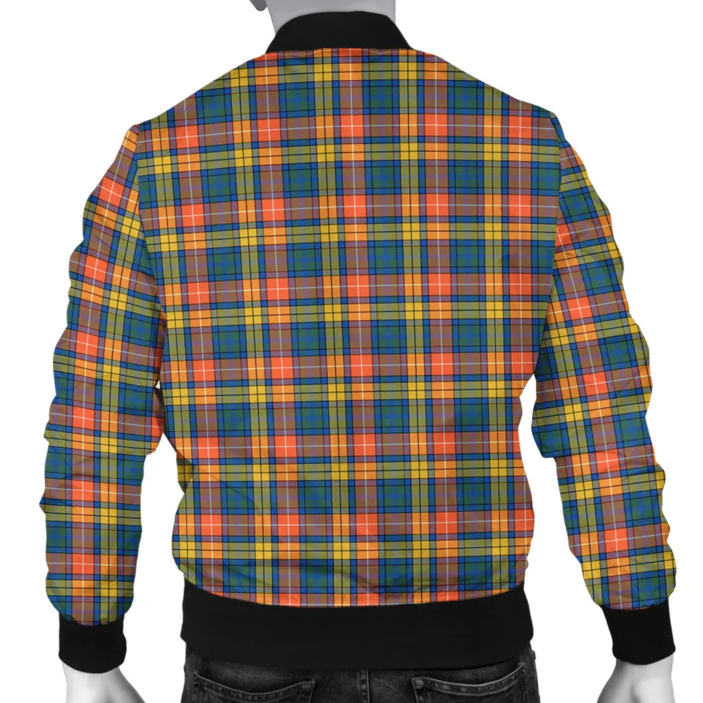 Buchanan Ancient Tartan Bomber Jacket with Family Crest