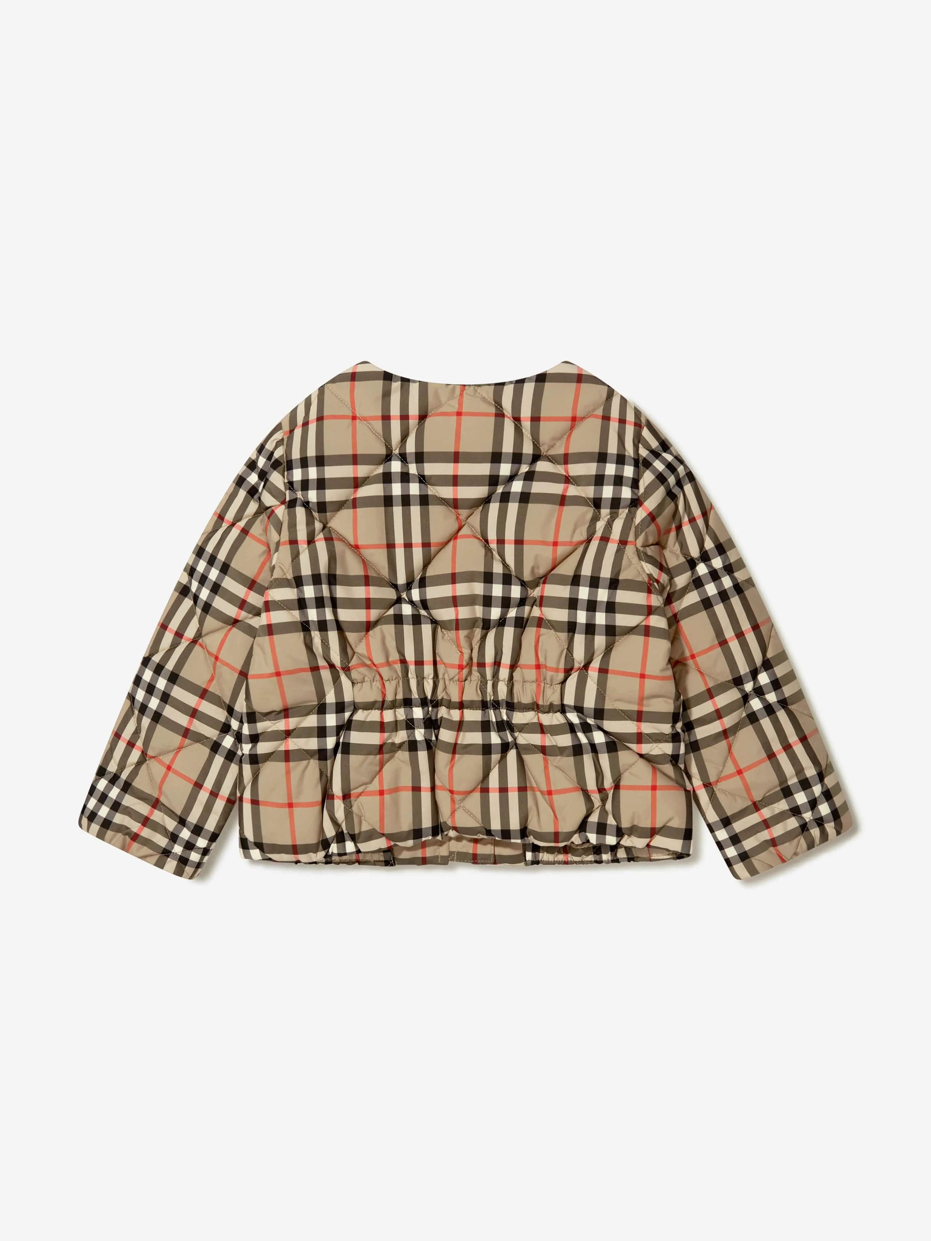 Burberry Girls Check Abigail Quilted Jacket