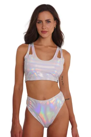 Cali Iridescent Crop Top