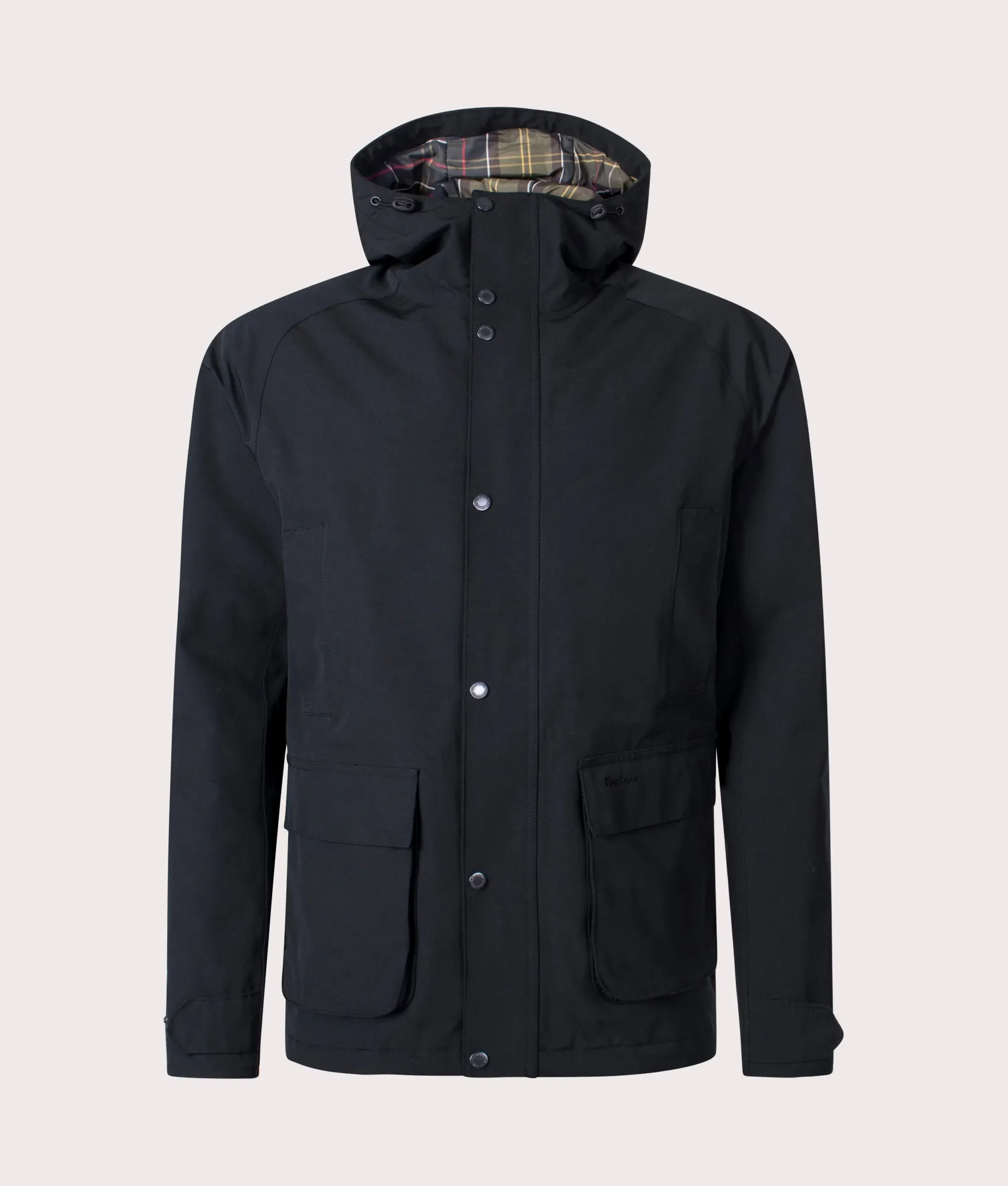 Check Hooded Bedale Winter Jacket