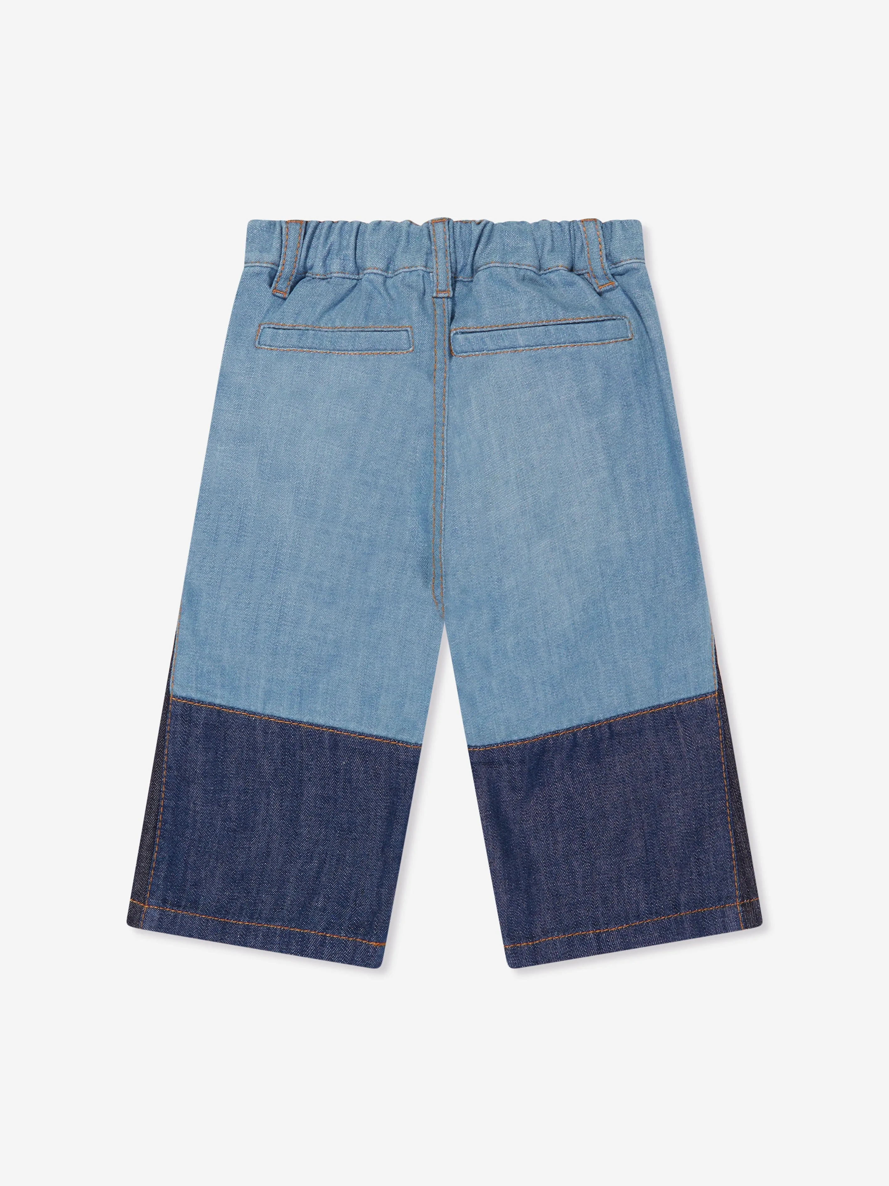 Chloé Baby Girls Denim Trousers in Blue